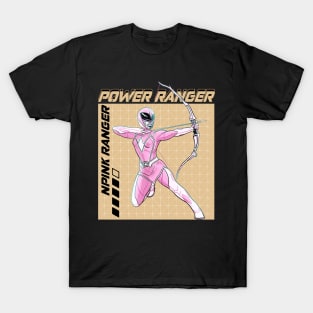 Crimson Power Ranger Fire Fueled Fury T-Shirt